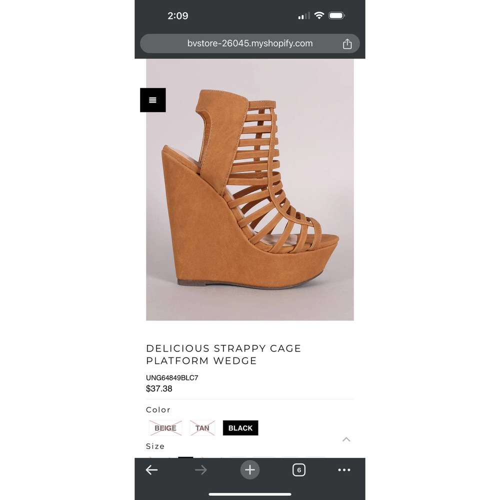 DELICIOUS STRAPPY CAGE PLATFORM WEDGE